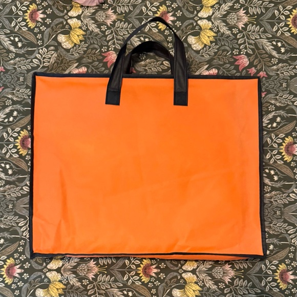HERMÈS Orange Tote Bag with Zipper and dust bag - Picture 2 of 3